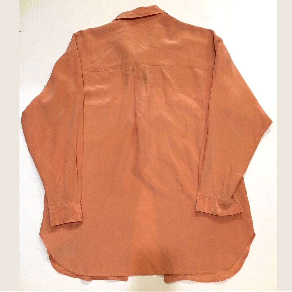 🌹HP🌹 100% Silk Oversized Shirt - Picture 5 of 6